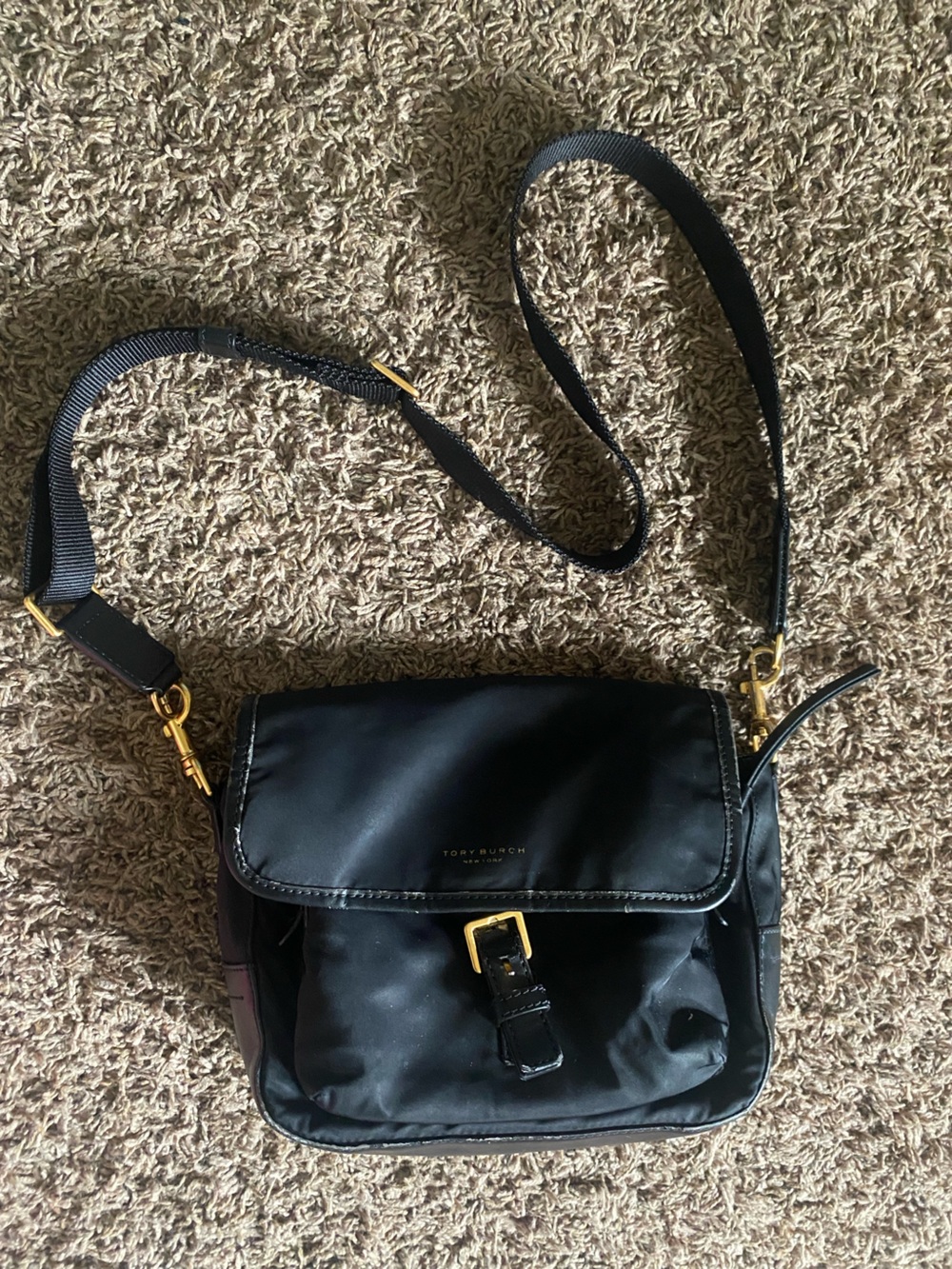 Tory Burch Black Crossbody Shoulder Bag
